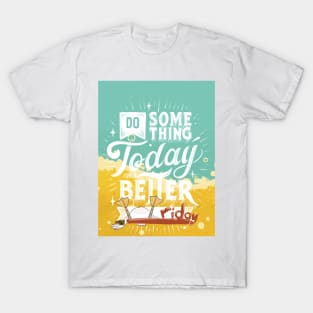 Friday party Doo Doo duck T-Shirt